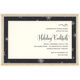 Black with Gold Striped Bow Die-cut Wrap Invitations Image 2 of 2
